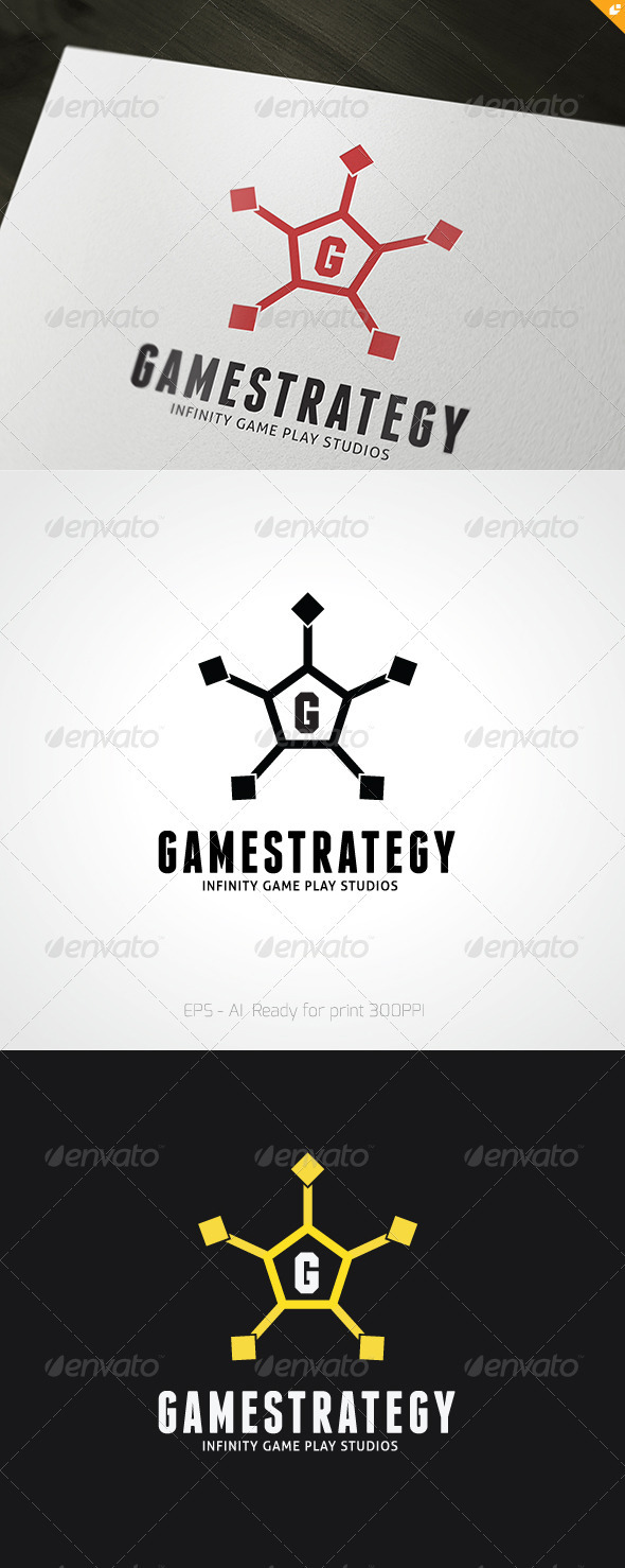 Game Strategy Logo - Objects Logo Templates