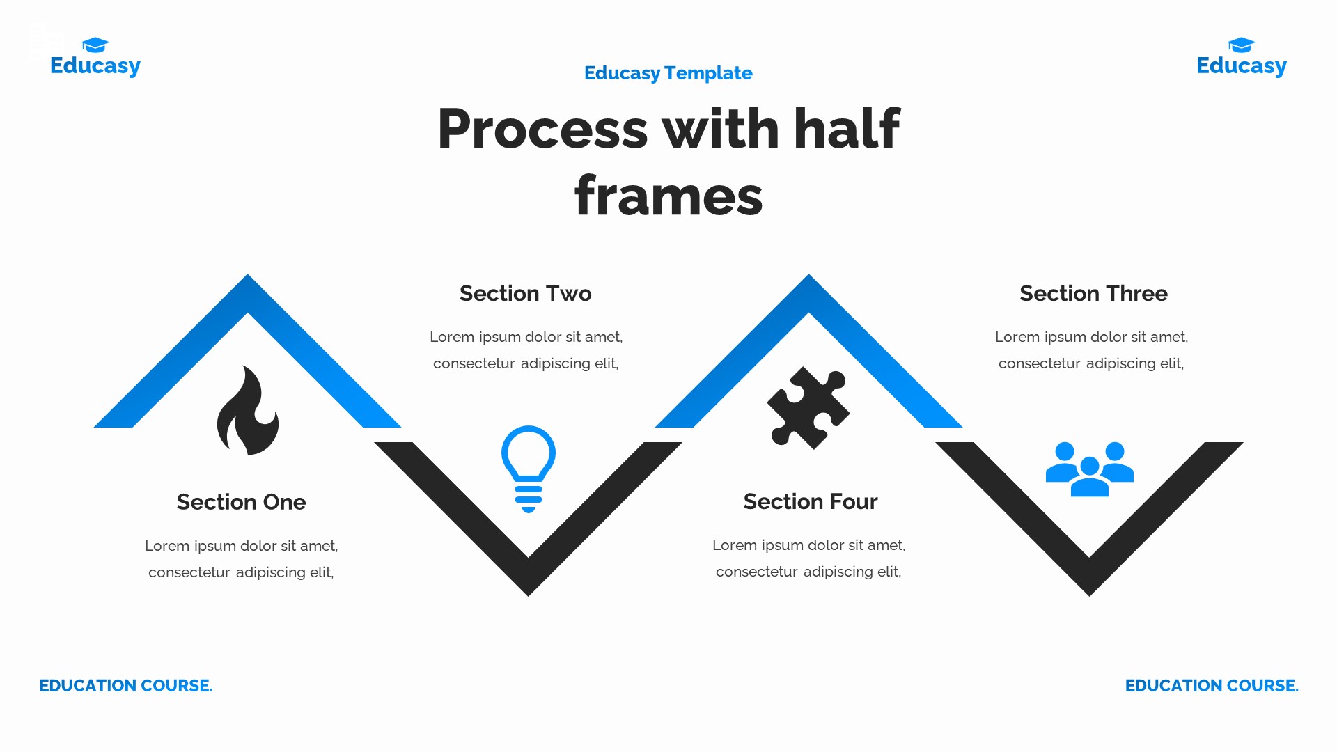 Educasy - Education Course Powerpoint Template, Presentation Templates