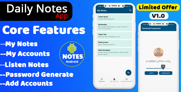 Notes – NotesPro App, Notepad And Daily Notes Notebook Quick Notes, Sticky Notes, Android App