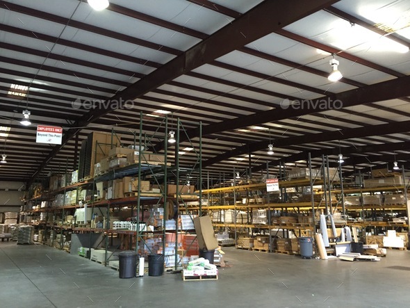 Shipping warehouse - Stock Photo - Images