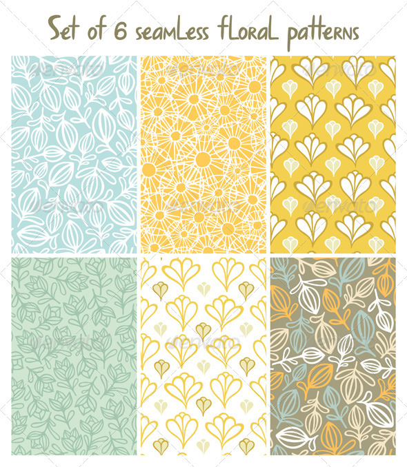 Floral Patterns Set - Patterns Decorative