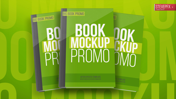Book Mockup Promo Opener Product Promo template preview