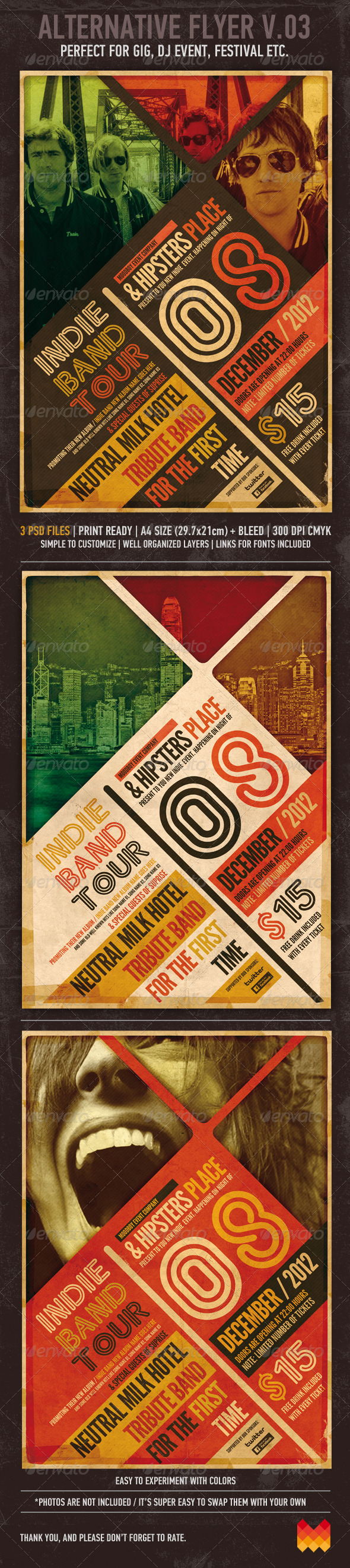 Alternative Flyer / Poster V03 - Events Flyers