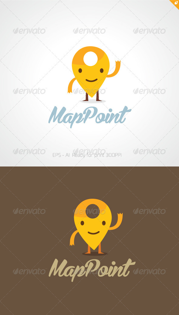 Map Point Logo - Humans Logo Templates