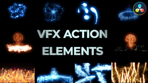 VFX Action Elements And Transitions for DaVinci Resolve