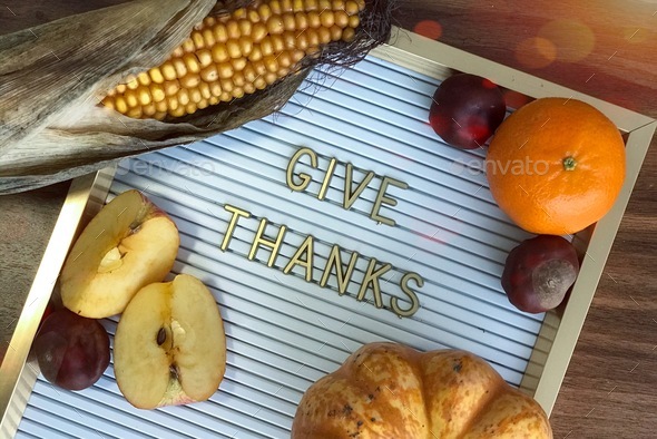 Give thanks - Stock Photo - Images