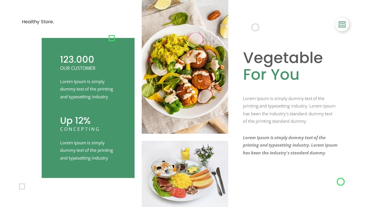 Healthy Food Powerpoint Template, Presentation Templates | GraphicRiver