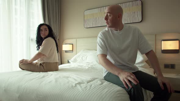 Worried Cuople Upset Woman and Man Feeling Offended Frustrated Quarrel Thinking of Breaking Up or alt