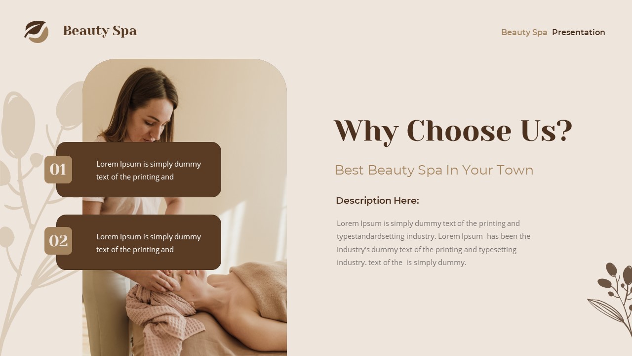 Beauty Spa Google Slide Template, Presentation Templates | GraphicRiver