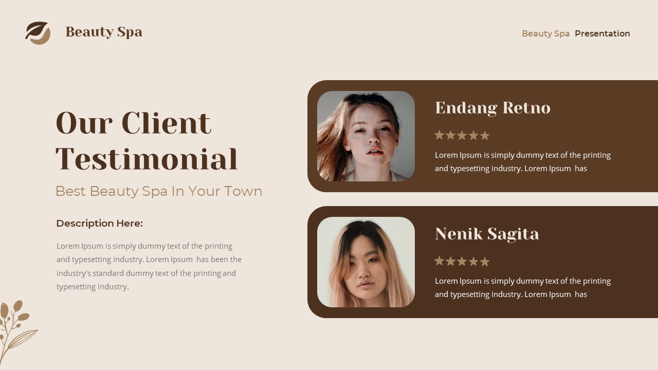 Beauty Spa Google Slide Template, Presentation Templates | GraphicRiver