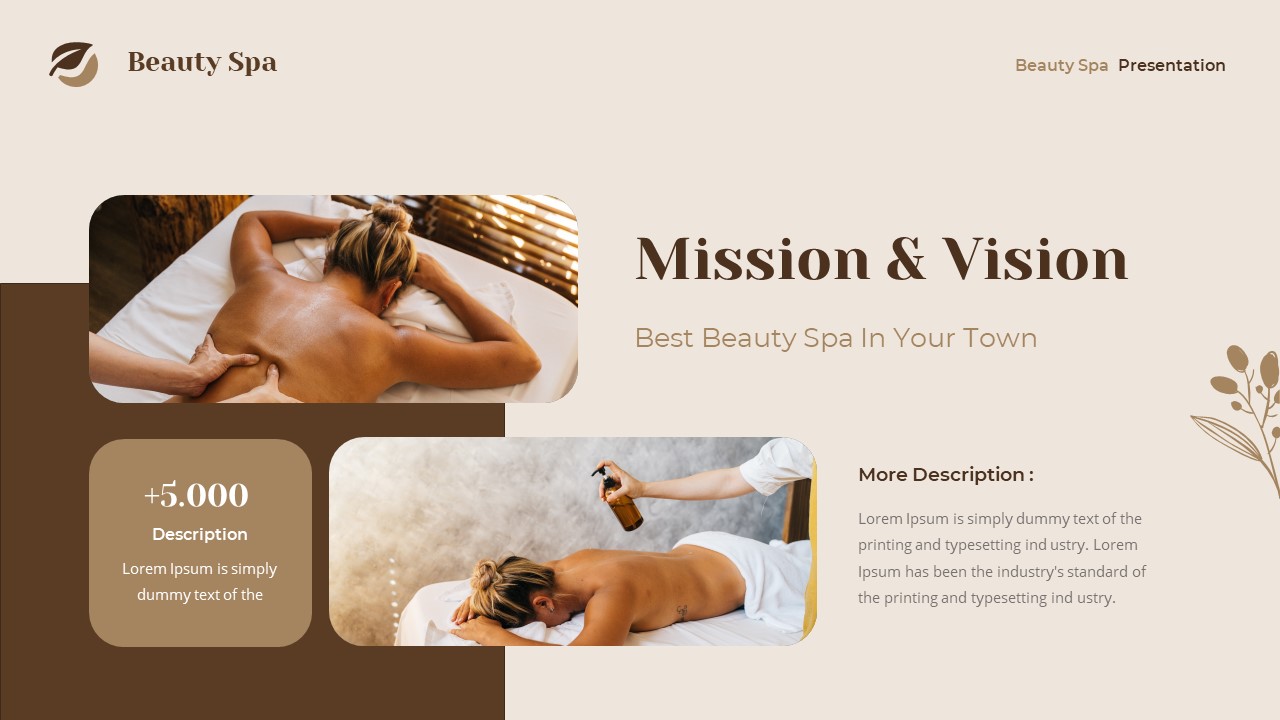 Beauty Spa Presentation Template, Presentation Templates | GraphicRiver