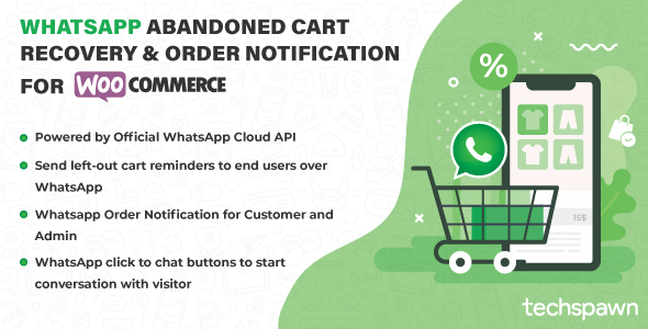 Whatsapp Abandoned Cart Recovery & Order Notifications for WooCommerce Powered by WhatsApp Cloud API