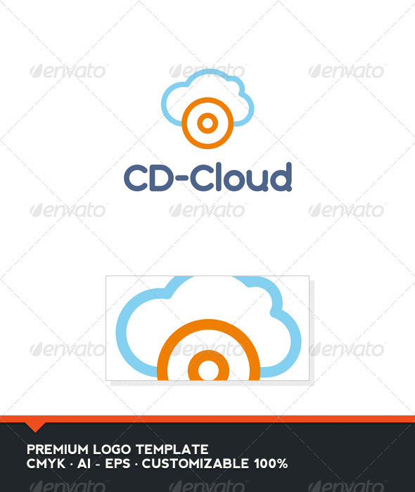 CD-Clud Logo Template - Objects Logo Templates