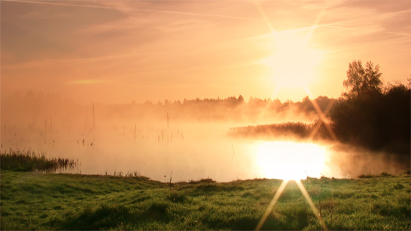 Sunrise On The Marsh 