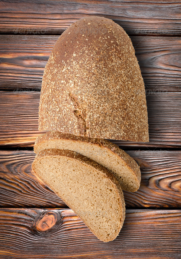 Rye bread on a table - Stock Photo - Images