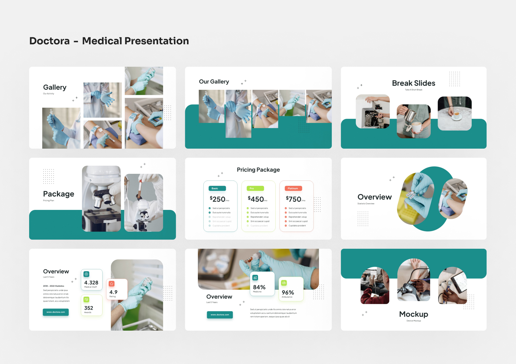 Doctora - Medical Keynote Presentation, Presentation Templates ...