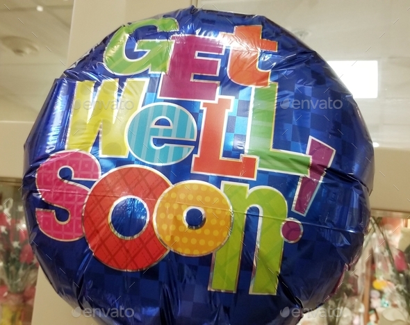 Get Well Soon! Mylar Balloon!