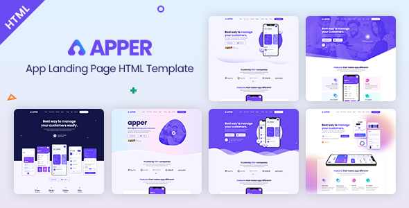 APPER - App Landing Page HTML Template