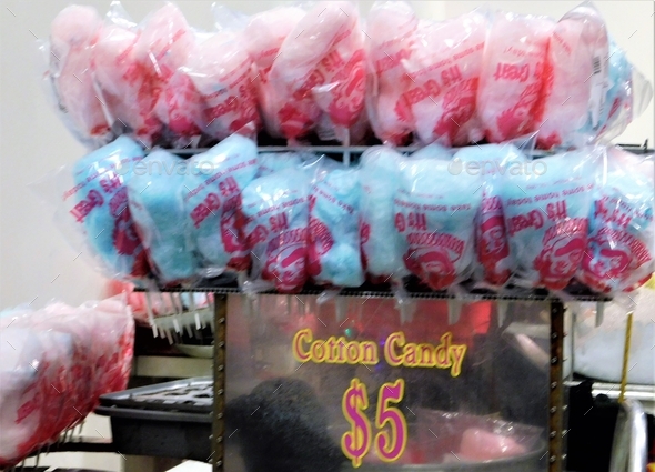 Cotton Candy! Cotton Candy Vendor!