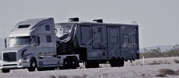 Trucking! Hauling! Towing! - Stock Photo - Images