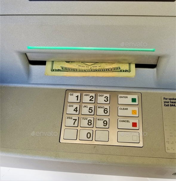 Money! Cash from an ATM! Stock Photo by AZBLT PhotoDune
