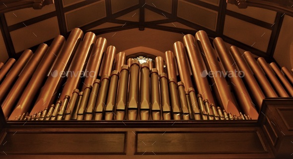 Music Church Pipe Organ Pipes