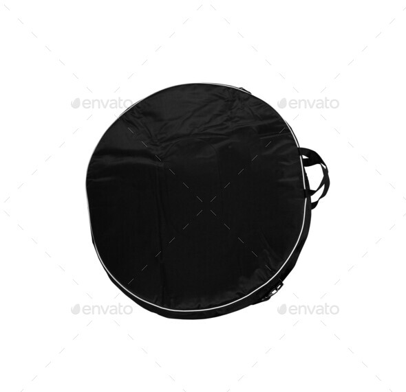 Black round bag