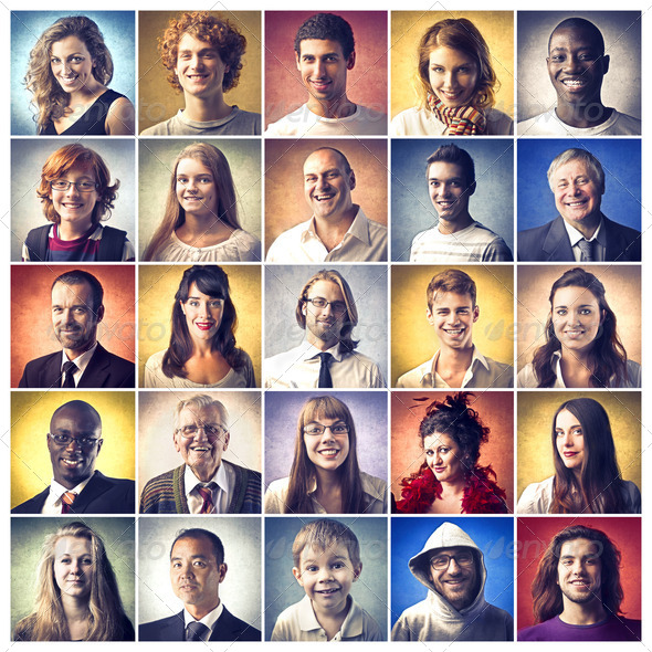 Smiling People - Stock Photo - Images