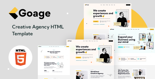 Goage – Creative Agency HTML Template