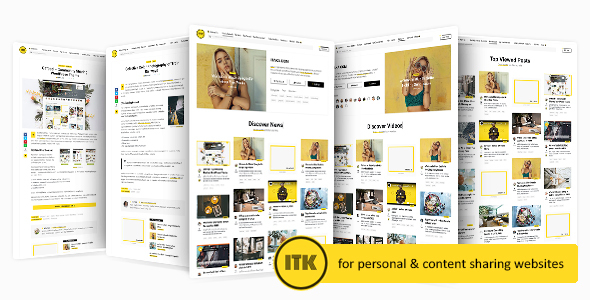 Itaka – Content Sharing WordPress Theme
