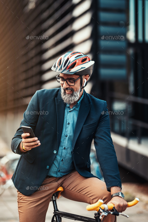 Arranging His Workday - Stock Photo - Images