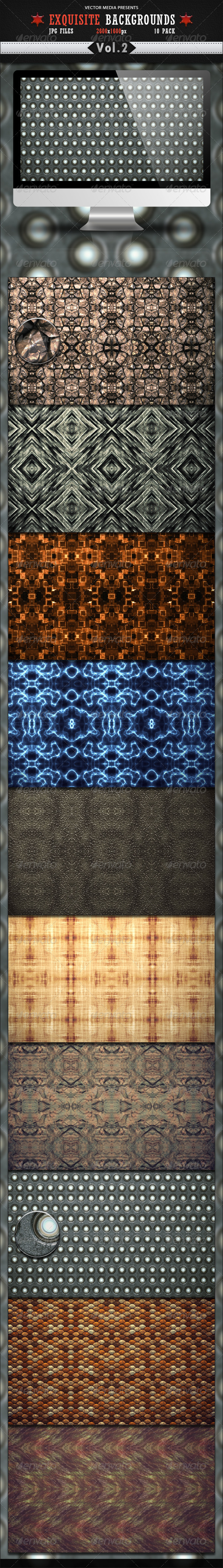 Exquisite Backgrounds - Vol 2 - Patterns Backgrounds