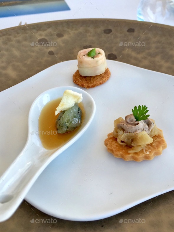 Michelin restaurant food - Stock Photo - Images