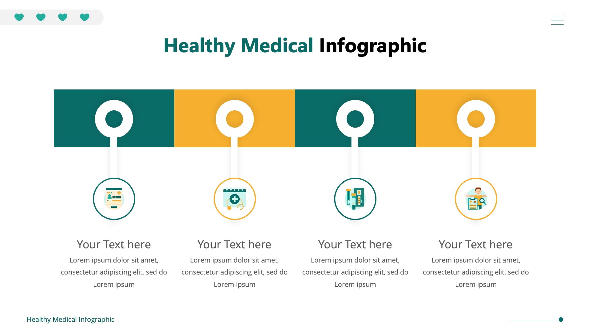 Medical Infographic Google Slides Template, Presentation Templates