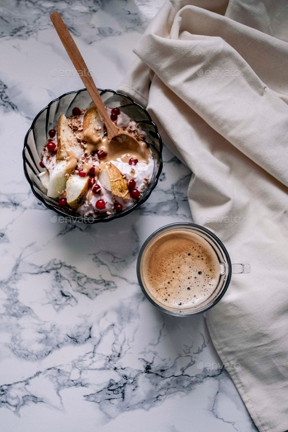 BREAKFAST AND COFFEE Stock Photo by danaaacristea | PhotoDune