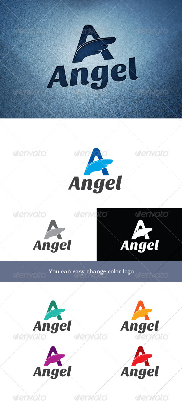 Angel - Letters Logo Templates