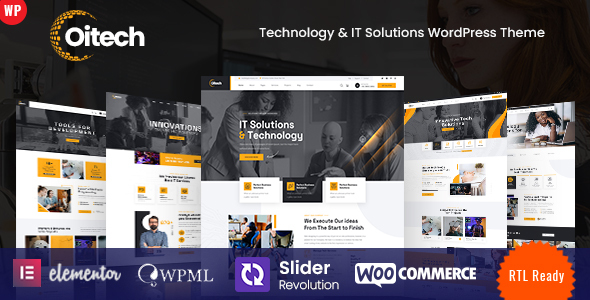 Oitech – Technology & IT Solutions WordPress Theme