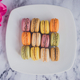 Plate of pastel macarons - PhotoDune Item for Sale