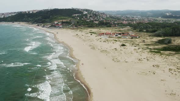 Sea And Beach Aerial View