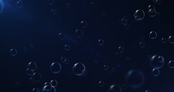 Bubble particles background