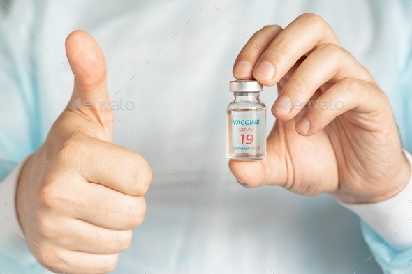 Vial with usa, american vaccine for covid-19 coronavirus,flu, infectious diseases.Vaccination suppor