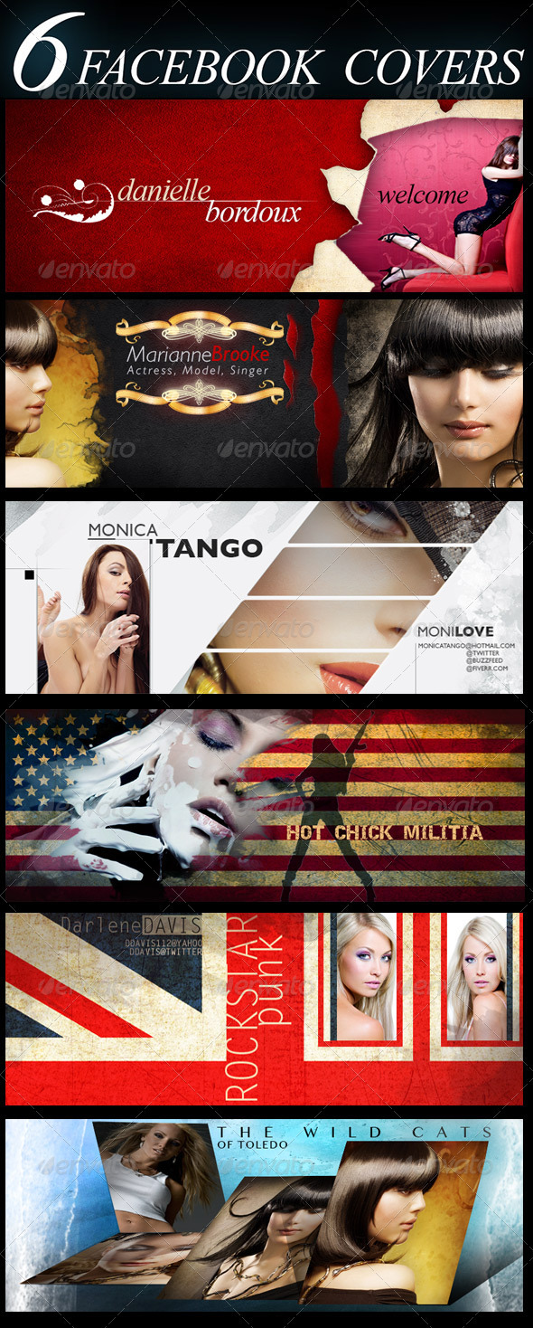 6 FB Covers - Facebook Timeline Covers Social Media