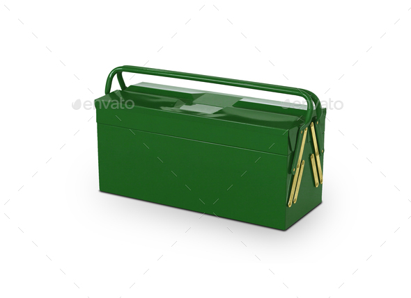 Green toolbox - Stock Photo - Images