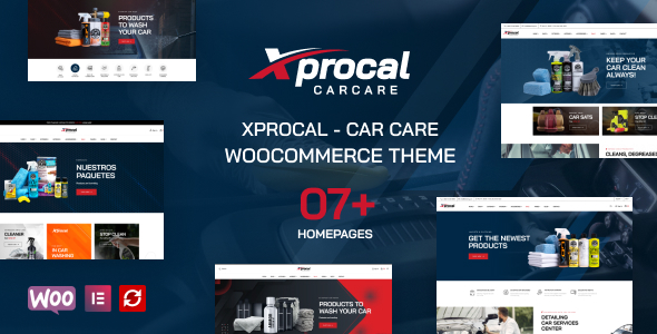 Xprocal – Car Care WooCommerce Theme