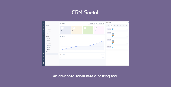 CRM Social  advanced social media posting tool