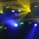 stage lights on a concert open air during night time. colorful. - PhotoDune Item for Sale