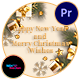 Happy New Year and Merry Christmas Wishes | MOGRT - VideoHive Item for Sale