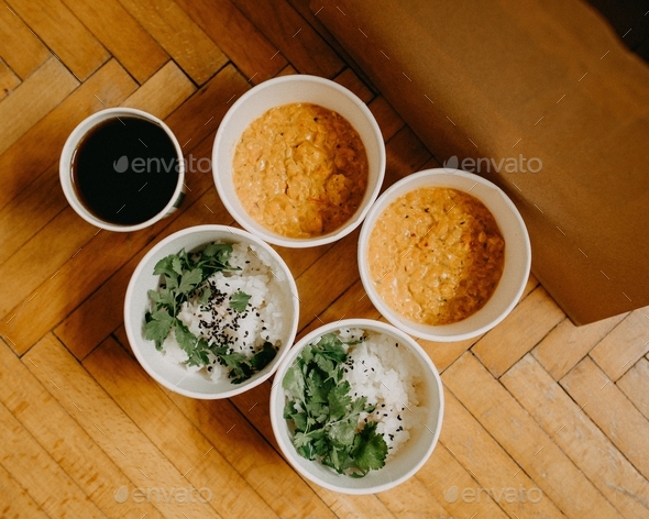 Indian food delivery Stock Photo by MgrSanko | PhotoDune