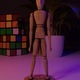 Wooden man on the table - PhotoDune Item for Sale