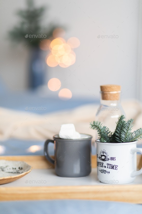 Cost Christmas atmosphere at home. - Stock Photo - Images